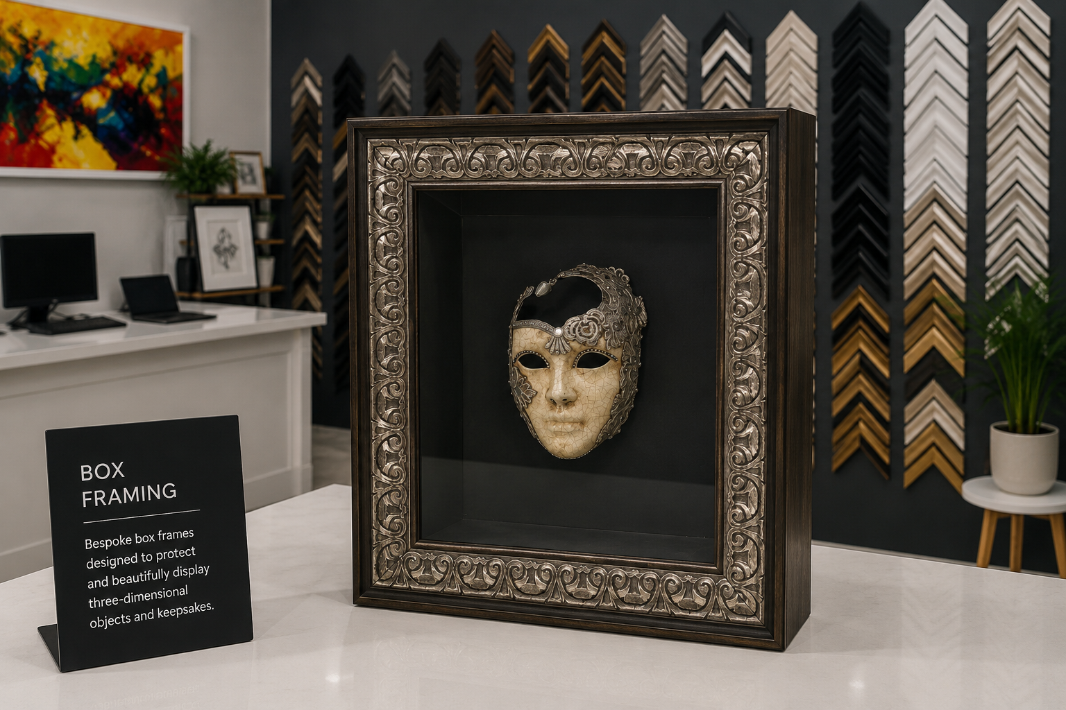 box framing object mask