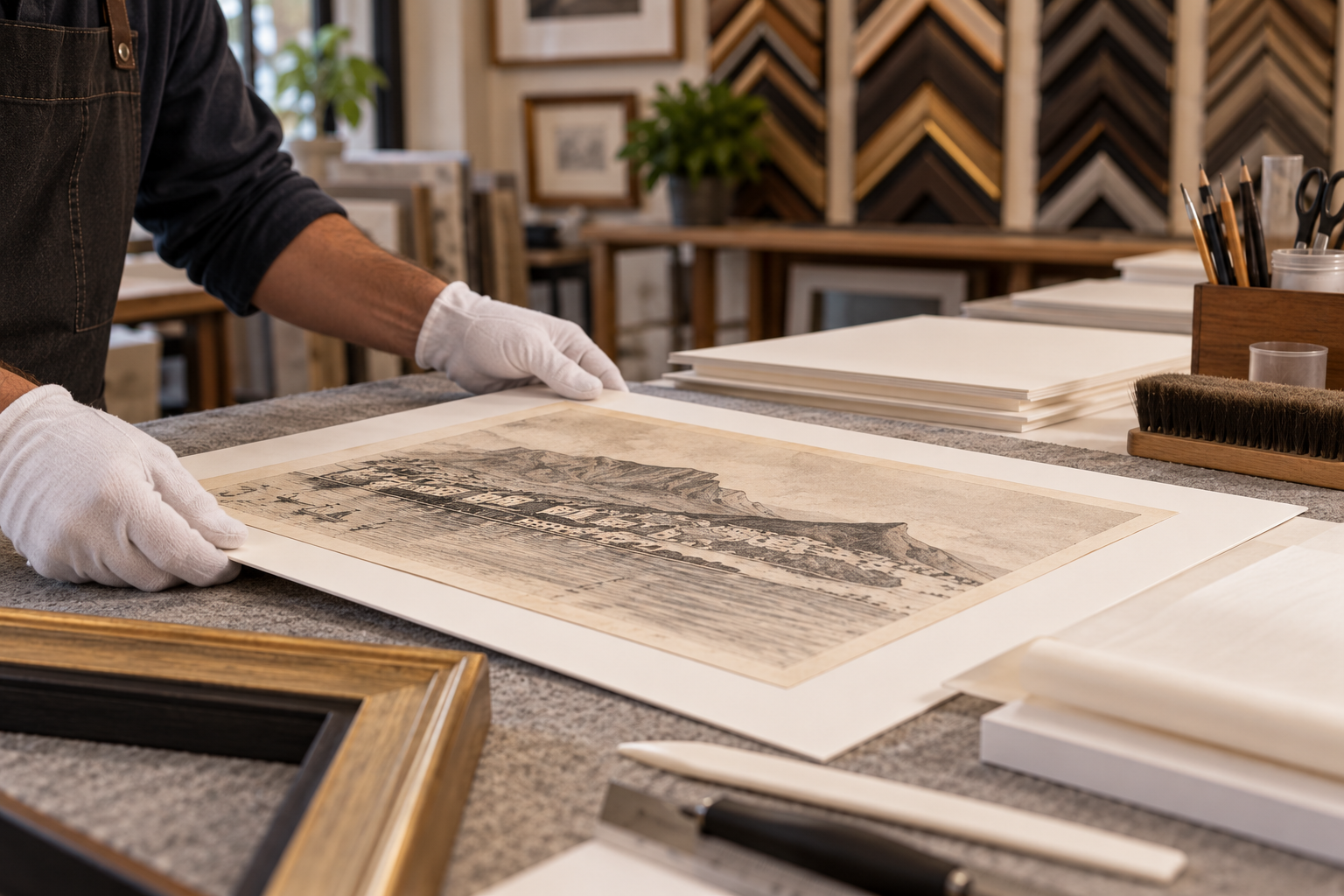 conservation archival framing