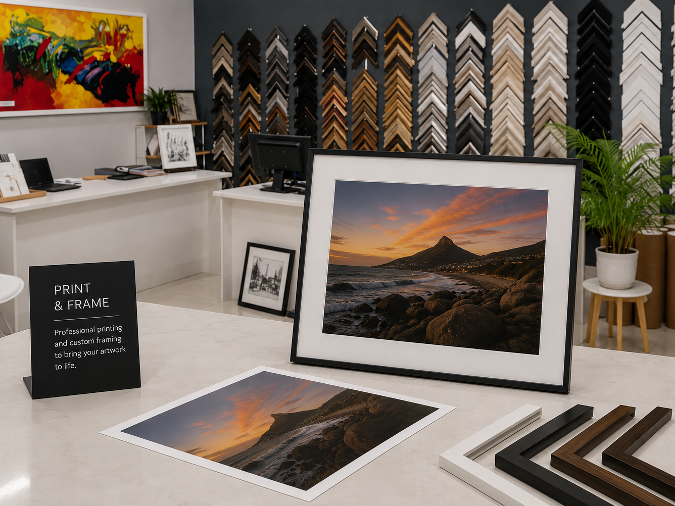 print and frame service