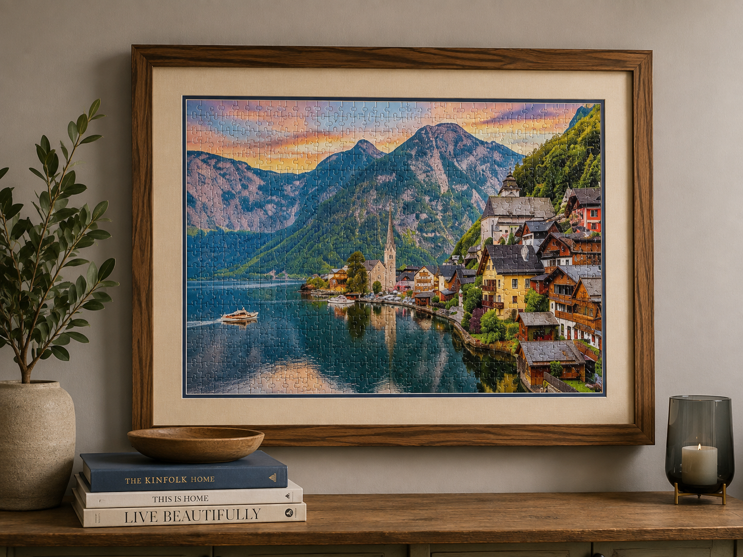 puzzle framing service